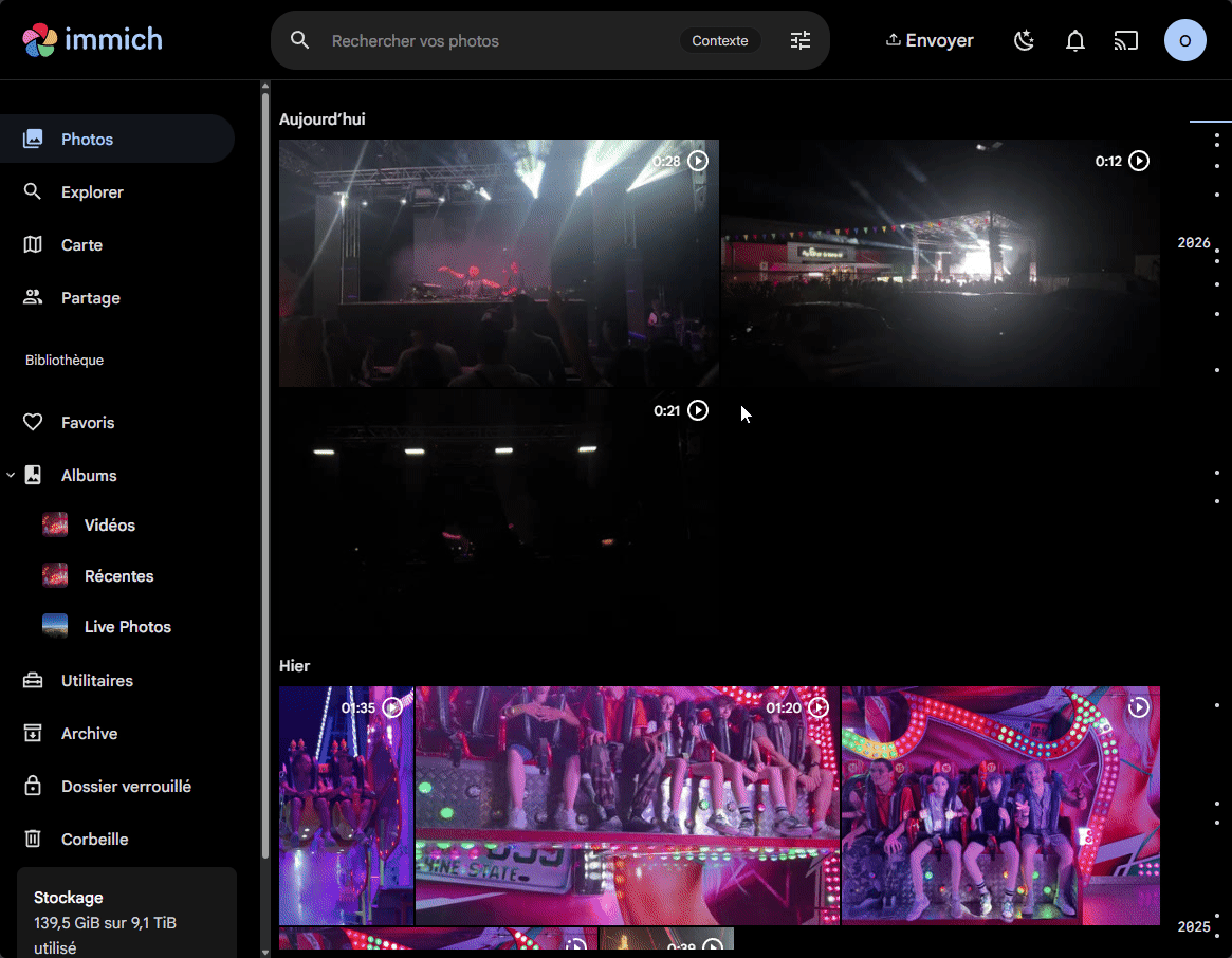 Cloud storage photos